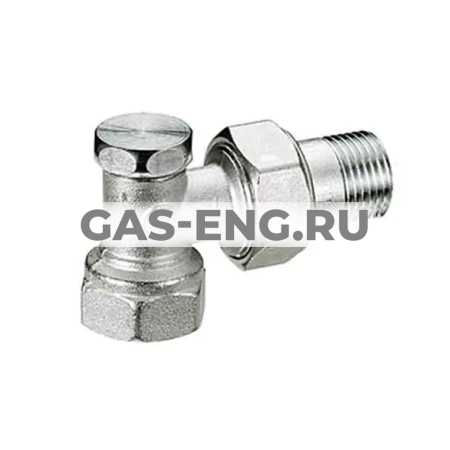 Запорно-регулирующий клапан R16TG/R16D2, угловой, Giacomini купить в интернет-магазине промышленного оборудования в Санкт-Петербурге