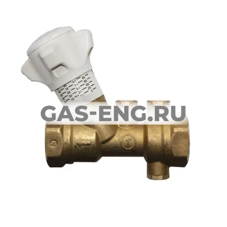 Балансировочный клапан р/р R206B, с дренажём, Giacomini купить в интернет-магазине промышленного оборудования в Санкт-Петербурге