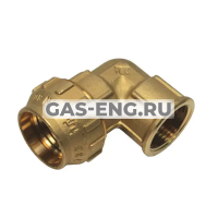 Угольник компрессионный латунный с внутренней резьбой, Tiemme купить в интернет-магазине промышленного оборудования в Санкт-Петербурге
