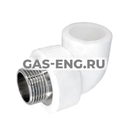 Угольник PPR 90° комбинированный НР, RTP (РосТурПласт) купить в интернет-магазине промышленного оборудования в Санкт-Петербурге