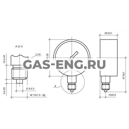 Манометры технические ДМ2029 купить в интернет-магазине промышленного оборудования в Санкт-Петербурге