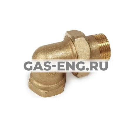 Угольник ВР/HP латунный, нехромированный, R19, Giacomini купить в интернет-магазине промышленного оборудования в Санкт-Петербурге