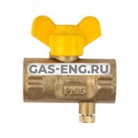 Кран шаровый газовый трехходовой Физтех купить в интернет-магазине промышленного оборудования в Санкт-Петербурге Кран шаровый газовый трехходовой Физтех купить в интернет-магазине промышленного оборудования в Санкт-Петербурге