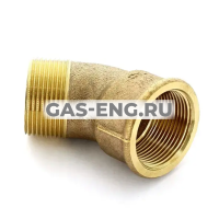 Угольник 45° ВР/НР бронзовый, модель 3121, Viega купить в интернет-магазине промышленного оборудования в Санкт-Петербурге