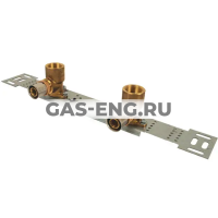 Комплект водорозеток-пресс на крепежной планке, Sanha купить в интернет-магазине промышленного оборудования в Санкт-Петербурге