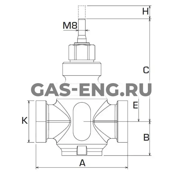 Клапан регулирующий VLE122, Esbe купить в интернет-магазине промышленного оборудования в Санкт-Петербурге