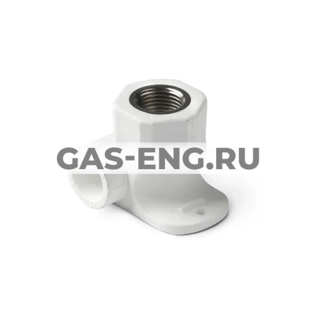 Уголок PPR байпасный для смесителя с внутренней резьбой, БЕЛЫЙ, Pro Aqua купить в интернет-магазине промышленного оборудования в Санкт-Петербурге