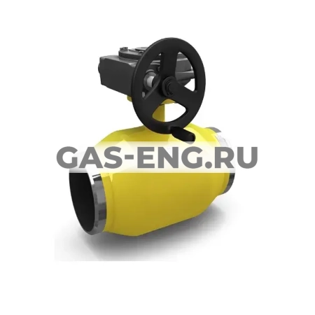 Шаровой стальной кран для газа сварка/сварка, c механическим редуктором, полнопроходной, Ду 65-400, Ру 25, LD купить в интернет-магазине промышленного оборудования в Санкт-Петербурге