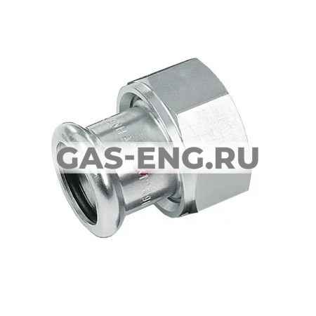 Соединение-пресс разъемное, с накидной гайкой и плоским уплотнением тип 24359G, Sanha Therm купить в интернет-магазине промышленного оборудования в Санкт-Петербурге