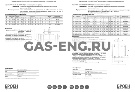 Шаровой стальной кран для газа фланец/фланец полнопроходной, с ИСО-фланцем, Ду 100-700 Ру 16, серия 71.113, Broen Ballomax купить в интернет-магазине промышленного оборудования в Санкт-Петербурге