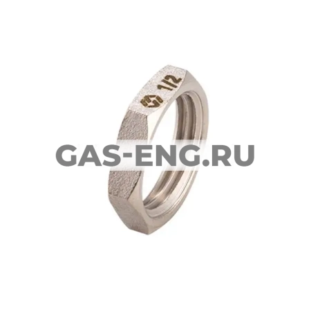 Контргайка латунная, ВР, никелированная, MVI купить в интернет-магазине промышленного оборудования в Санкт-Петербурге