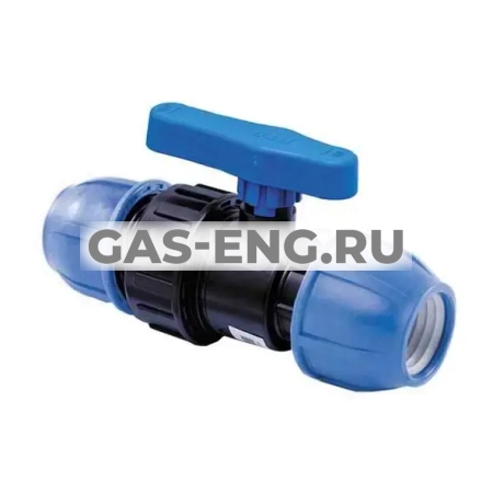 Шаровой кран компрессионный, RTP (РосТурПласт) купить в интернет-магазине промышленного оборудования в Санкт-Петербурге