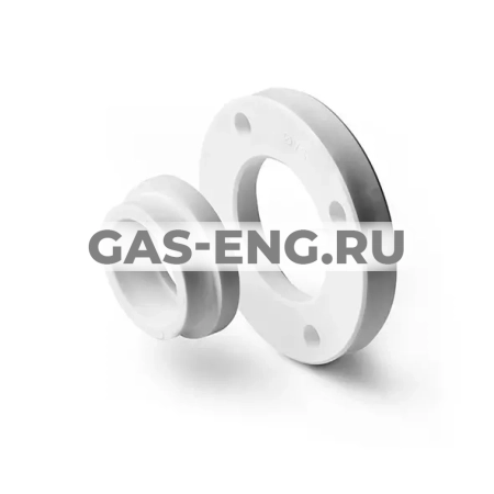 Комплект бурт и фланец PPR EN 1092, БЕЛЫЙ, Pro Aqua купить в интернет-магазине промышленного оборудования в Санкт-Петербурге