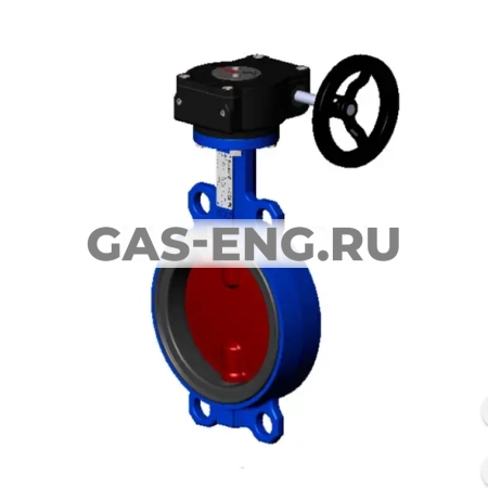 Дисковый поворотный затвор межфланцевый Tecfly VPI с редуктором, Tecofi купить в интернет-магазине промышленного оборудования в Санкт-Петербурге