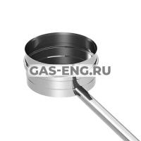 Сборник конденсата для дымохода с выпуском длиной 250 мм, Jeremias FU01 купить в интернет-магазине промышленного оборудования в Санкт-Петербурге