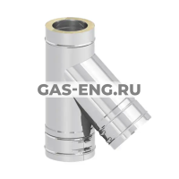 Тройник 45° для дымохода, Jeremias DW12 купить в интернет-магазине промышленного оборудования в Санкт-Петербурге
