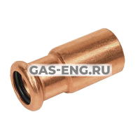 Муфта-пресс переходная однораструбная медь, тип 6243, Sanha купить в интернет-магазине промышленного оборудования в Санкт-Петербурге Муфта-пресс переходная однораструбная медь, тип 6243, Sanha купить в интернет-магазине промышленного оборудования в Санкт-Петербурге