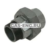 Конусное соединение прямое (американка) оцинкованное ВР/НР, тип 341 купить в интернет-магазине промышленного оборудования в Санкт-Петербурге
