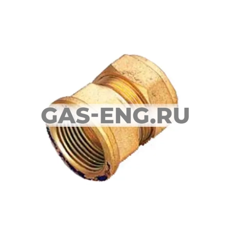 Муфта компрессионная латунная ВР для медных труб купить в интернет-магазине промышленного оборудования в Санкт-Петербурге