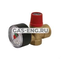 Клапан предохранительный с манометром SVM 30, Watts купить в интернет-магазине промышленного оборудования в Санкт-Петербурге