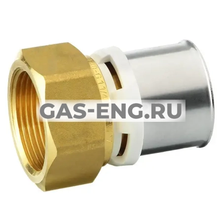 Переход-пресс alpex с внутренней резьбой, латунный, Frankische купить в интернет-магазине промышленного оборудования в Санкт-Петербурге