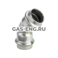 Отвод 45° Sanpress Inox с SC-Contur ВПр-ВПр, модель 2326, Viega купить в интернет-магазине промышленного оборудования в Санкт-Петербурге