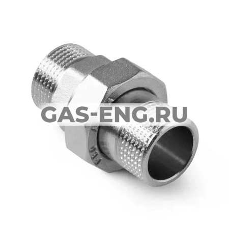 Соединение разъемное прямое никелированное НР, Pro Aqua купить в интернет-магазине промышленного оборудования в Санкт-Петербурге