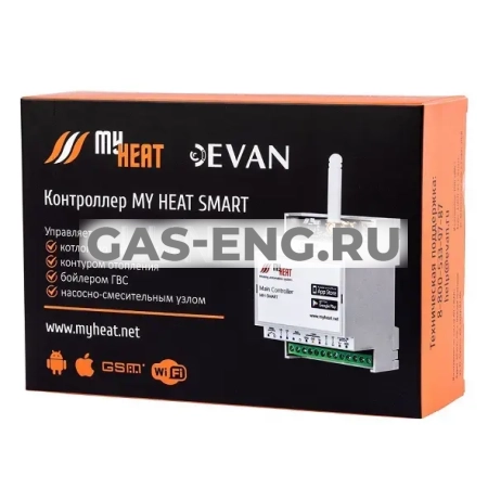 Контроллер системы отопления MyHeat Smart, ЭВАН купить в интернет-магазине промышленного оборудования в Санкт-Петербурге