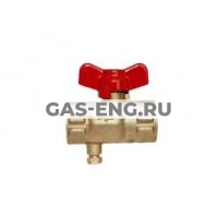 Кран шаровый трехходовой 11б27п(М)2 с краном Маевского купить в интернет-магазине промышленного оборудования в Санкт-Петербурге Кран шаровый трехходовой 11б27п(М)2 с краном Маевского купить в интернет-магазине промышленного оборудования в Санкт-Петербурге