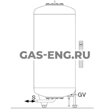 Мембранный расширительный бак Statico SG, Pneumatex купить в интернет-магазине промышленного оборудования в Санкт-Петербурге