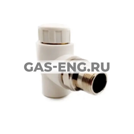 Термостатический клапан PPR, угловой, RTP (РосТурПласт) купить в интернет-магазине промышленного оборудования в Санкт-Петербурге