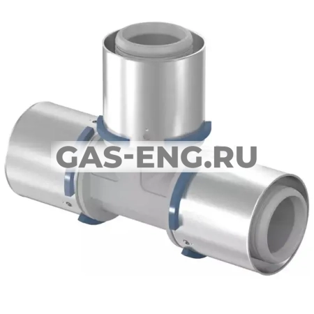 Тройник-пресс S-Press Plus PPSU равнопроходной, серый, Uponor MLC купить в интернет-магазине промышленного оборудования в Санкт-Петербурге