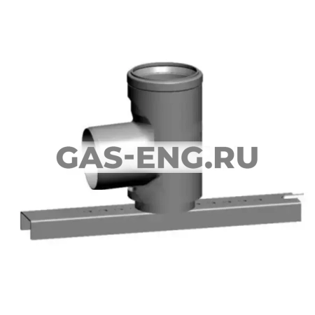 Отвод 87° для дымохода с опорной планкой, Wolf купить в интернет-магазине промышленного оборудования в Санкт-Петербурге