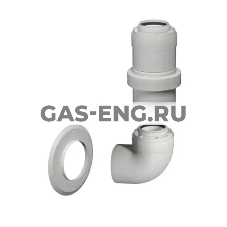 Вывод через наруж.cтену LAS D=60/100, Viessmann купить в интернет-магазине промышленного оборудования в Санкт-Петербурге