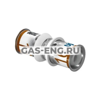 Муфта-пресс S-Press Plus PPSU равнопроходная, серая, Uponor MLC купить в интернет-магазине промышленного оборудования в Санкт-Петербурге