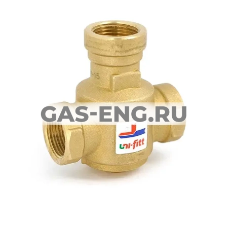 Термостатический трехходовой смесительный клапан для напольных котлов, Uni-Fitt купить в интернет-магазине промышленного оборудования в Санкт-Петербурге