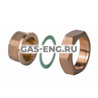 Резьбовой фитинг с накидной гайкой для клапанов, Siemens купить в интернет-магазине промышленного оборудования в Санкт-Петербурге