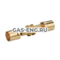 Муфта равнопроходная латунь с гильзами PEXY Max, серия PGM7270, Comap купить в интернет-магазине промышленного оборудования в Санкт-Петербурге Муфта равнопроходная латунь с гильзами PEXY Max, серия PGM7270, Comap купить в интернет-магазине промышленного оборудования в Санкт-Петербурге