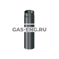 Труба дымохода 1000 мм с поворотной заслонкой и ревизией, Jeremias купить в интернет-магазине промышленного оборудования в Санкт-Петербурге