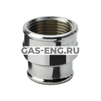 Муфта редукционная бронзовая, хромированная, модель 3240, Viega купить в интернет-магазине промышленного оборудования в Санкт-Петербурге