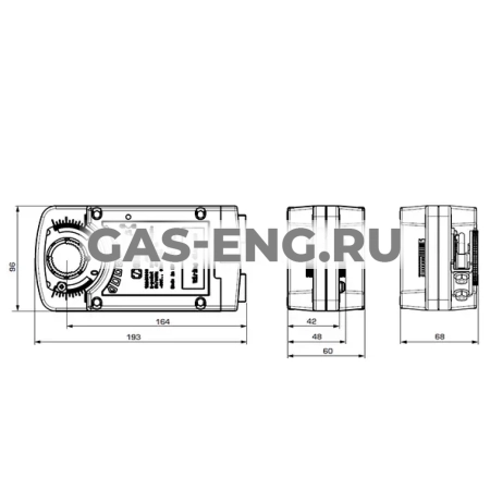Электропривод серии ARD100, Esbe купить в интернет-магазине промышленного оборудования в Санкт-Петербурге