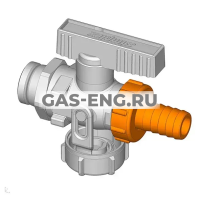 Штуцер пластиковый Simplex KFE для шаровых кранов, Flamco купить в интернет-магазине промышленного оборудования в Санкт-Петербурге Штуцер пластиковый Simplex KFE для шаровых кранов, Flamco купить в интернет-магазине промышленного оборудования в Санкт-Петербурге