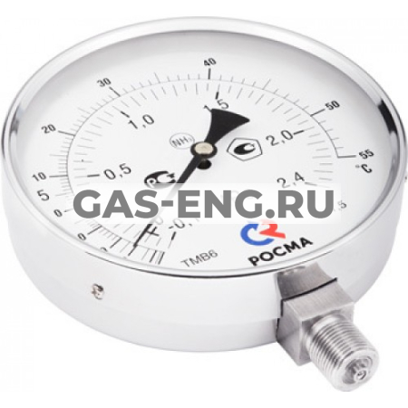 Мановакуумметры аммиачные ТМВ-511 NH3 купить в интернет-магазине промышленного оборудования в Санкт-Петербурге