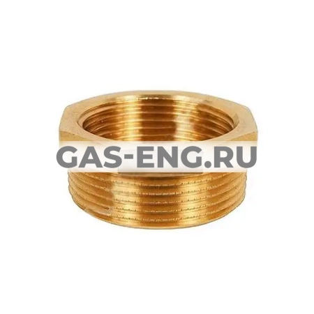 Футорка латунная под плоское уплотнение для трубы Inoflex, НР/ВР, Meibes купить в интернет-магазине промышленного оборудования в Санкт-Петербурге