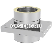 Пластина основания для дымохода проходная, Дымотек купить в интернет-магазине промышленного оборудования в Санкт-Петербурге