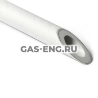 Труба PP-R армированная фольгой (2 м ) Белая , Pro Aqua купить в интернет-магазине промышленного оборудования в Санкт-Петербурге