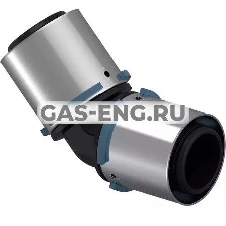 Угольник-пресс S-Press PPSU 45°, черный, Uponor MLC купить в интернет-магазине промышленного оборудования в Санкт-Петербурге