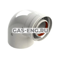 Колено 87° для коаксиального дымохода, Viessmann купить в интернет-магазине промышленного оборудования в Санкт-Петербурге