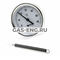 Термометр F+R810 TCM (TSS) биметаллический накладной на трубы, Watts купить в интернет-магазине промышленного оборудования в Санкт-Петербурге Термометр F+R810 TCM (TSS) биметаллический накладной на трубы, Watts купить в интернет-магазине промышленного оборудования в Санкт-Петербурге