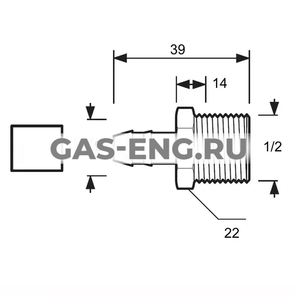 Штуцер Minitec Q&E с наружной резьбой, Uponor PE-Xa купить в интернет-магазине промышленного оборудования в Санкт-Петербурге